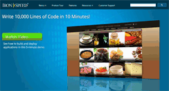Desktop Screenshot of ironspeed.com
